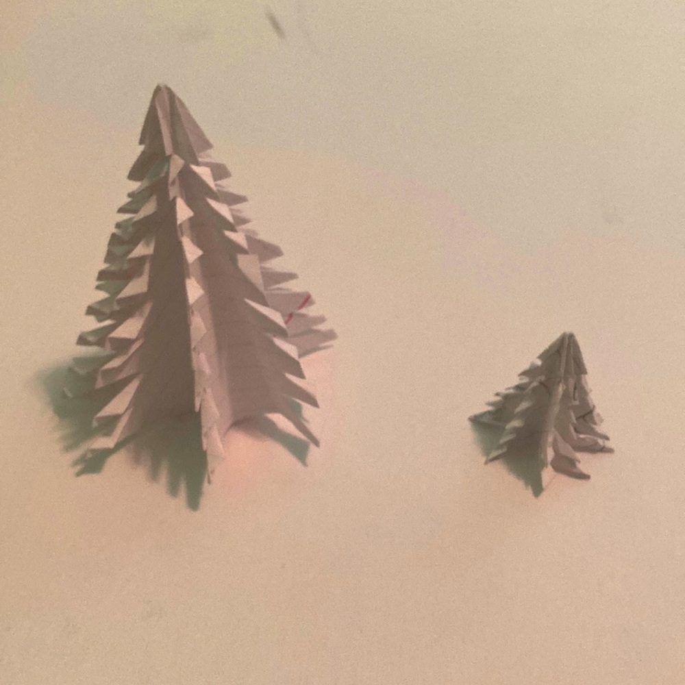 Cute Handmade Paper Trees!